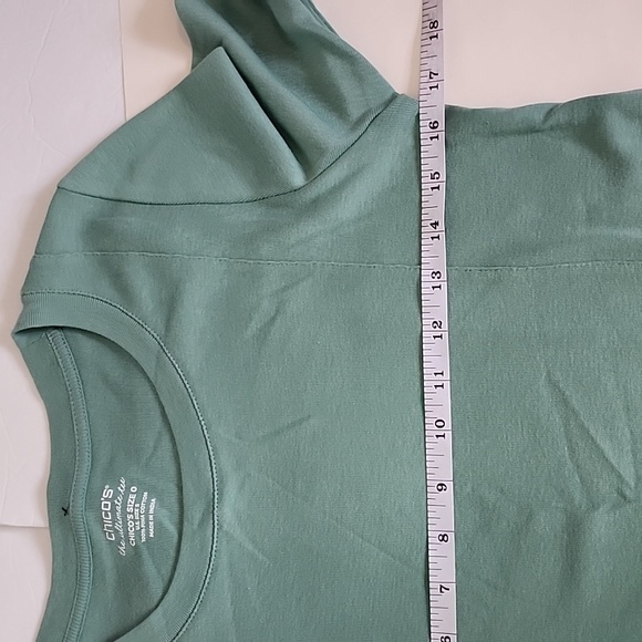 Chicos The Ultimate Tee Long Sleeve Top/ Size 0 (S) - Picture 6 of 10